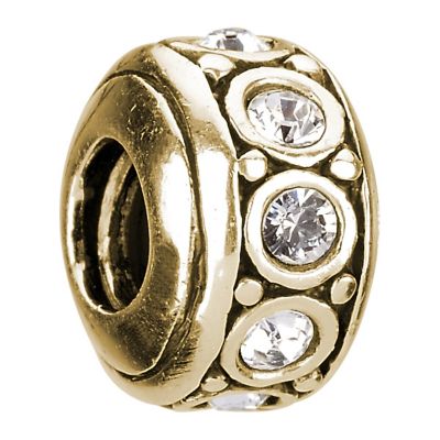 Chamilia - 14k yellow gold cubic zirconia bead - Product number 6804853