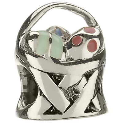 Unbranded Chamilia - sterling silver and enamel Easter bead