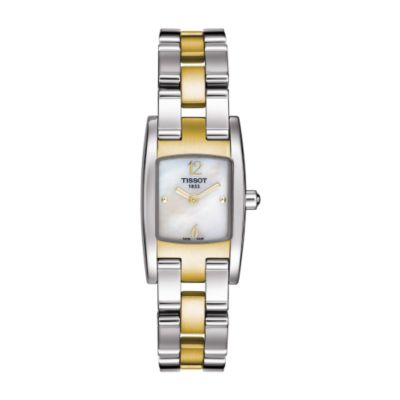 Tissot ladies mother of pearl two colour