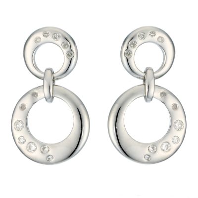 Unbranded Quarter carat diamond sterling silver circle