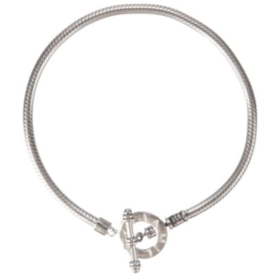 Chamilia silver toggle bracelet 20cm or 7.9" - Product number 6811345