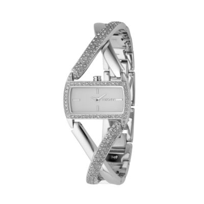 DKNY Ladies' Stone Set Stainless Steel Bangle Watch - Product number 6816843