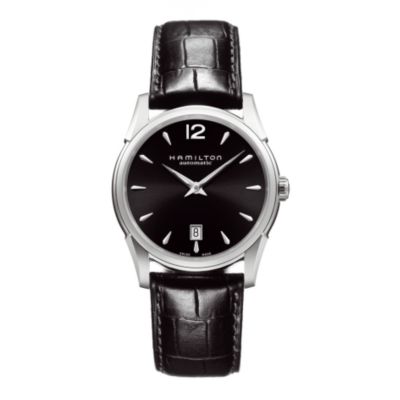 Hamilton Jazzmaster mens black strap automatic