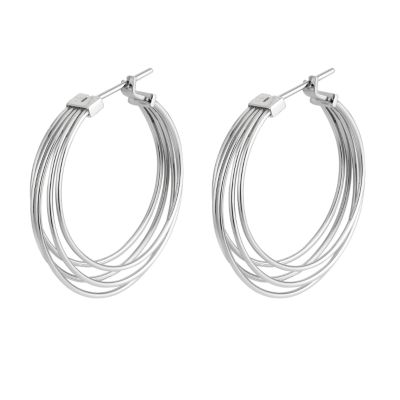 Calvin Klein Fly hoop earrings