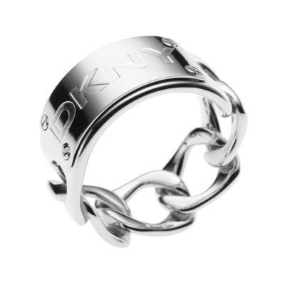 DKNY logo ring size m1/2