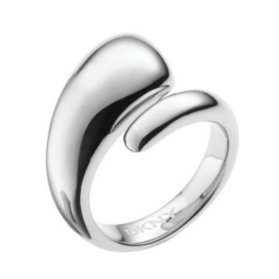 DKNY organic twist ring - size P