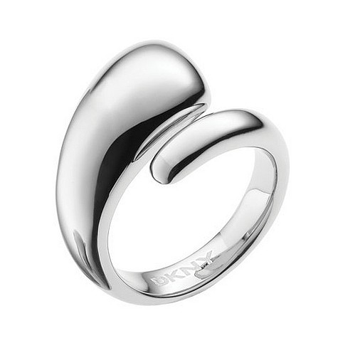 DKNY organic twist ring - size P