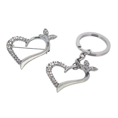 Classic Collection Crystal brooch and keyring