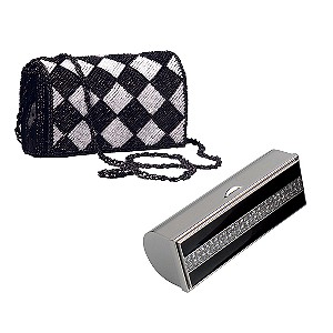 Classic Collection Ladies Bead Bag and Lipstick Case