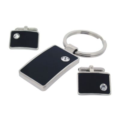 Cufflinks and Keyring Set