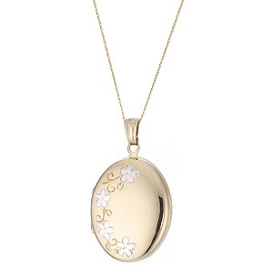 Rolled Gold Oval Locket