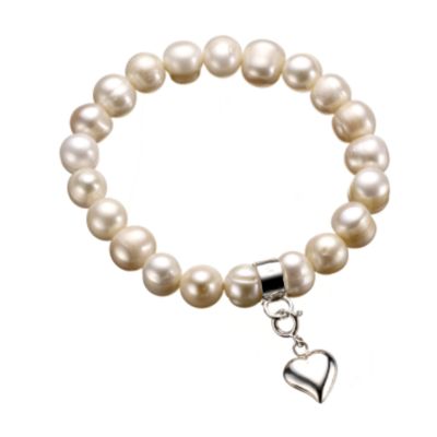 Sterling Silver Cultured Freshwater Pearl Bracelet