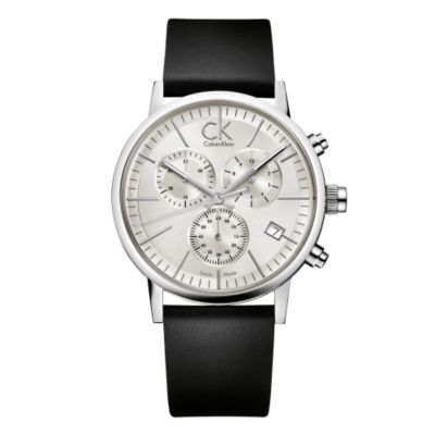 CK Calvin Klein mens black strap watch