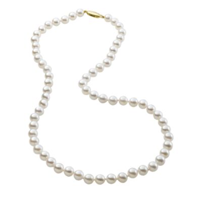 18 cultured pearl necklace