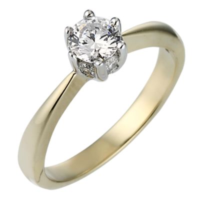 Facets of Love 18ct Gold Three Quarter Carat Diamond Ring - Product number 6852750