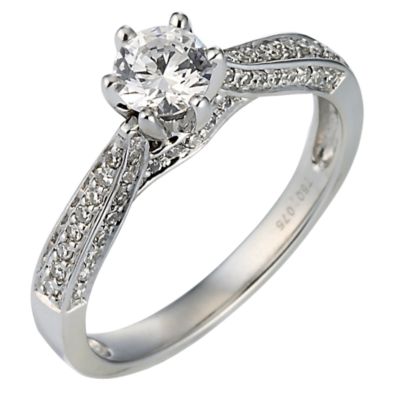 Facets of Love 18ct Gold 3/4 Carat Diamond Solitaire Ring - Product number 6853331