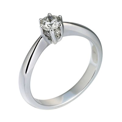 Facets of Love 18ct White Gold 0.36 Carat Diamond Ring