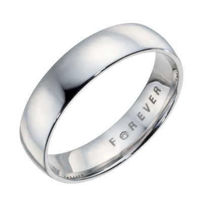 The Forever Diamond 18ct White Gold 5mm Wedding Ring