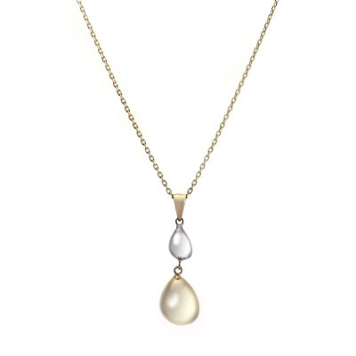 Gorgeous Gold Pebble Necklace 46cm