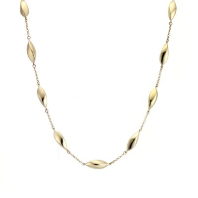 Gold nugget necklace