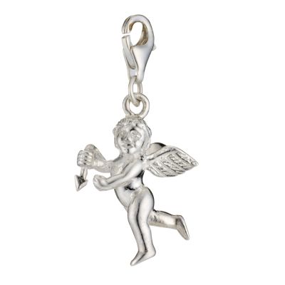 sterling silver cherub charm