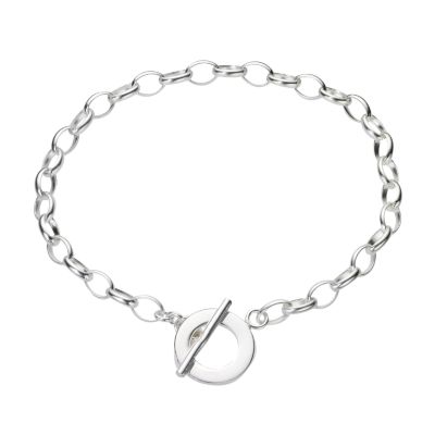 sterling silver 20cm charm bracelet