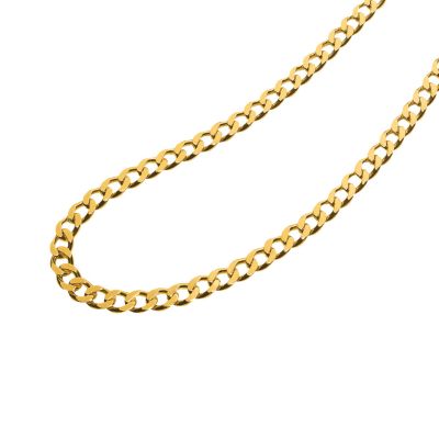 9ct gold men's 20' curb chain