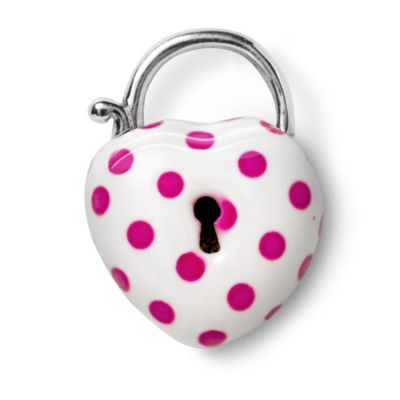 Love Stories Lola Silver Enamel Heart Charm