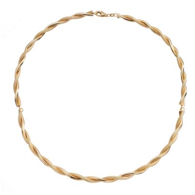 9ct Yellow Gold Twist Necklace