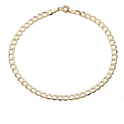 9ct Yellow Gold Small Curb Bracelet