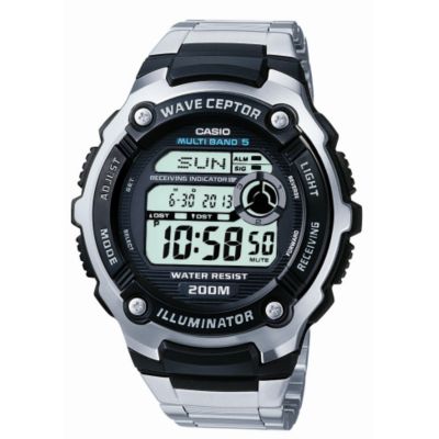 Casio Wave Ceptor Men's Digital LCD Bracelet Watch - Product number 6904823