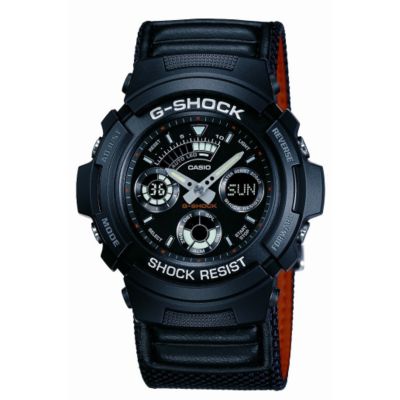 G-Shock Black Dial Combi Strap Watch