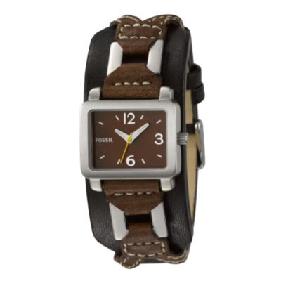 Fossil Ladies' Brown Cuff Watch - Product number 6905447
