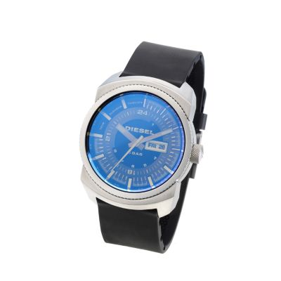 Diesel Men's Revo Lens Black Rubber Strap Watch - Product number 6905706