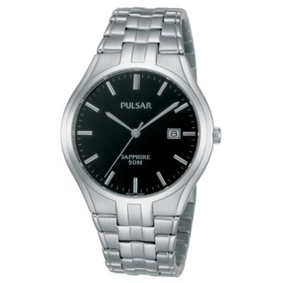 Pulsar Sapphire Men's Stainless Steel Bracelet Watch - Product number 6905889