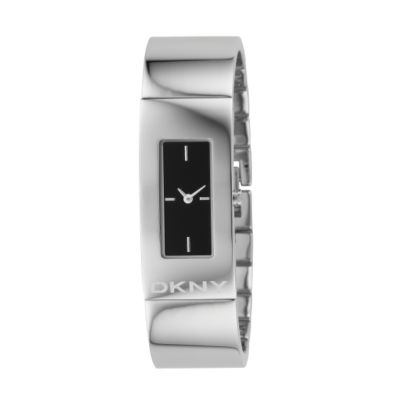 DKNY Stainless Steel Semi Bangle WatchDKNY Stainless Steel Semi Bangle Watch