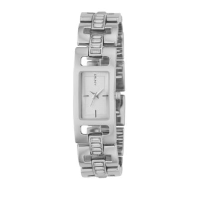 DKNY Stainless Steel Stone Set Semi Bangle Watch - Product number 6905994