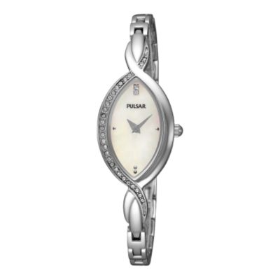 Pulsar Ladies' Stone Set Bracelet Watch