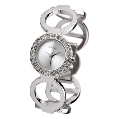 Oasis Ladies; Stone Set O Link Bracelet Watch - Product number 6906850