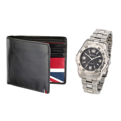 Ben Sherman Mens Watch and Wallet Gift Set