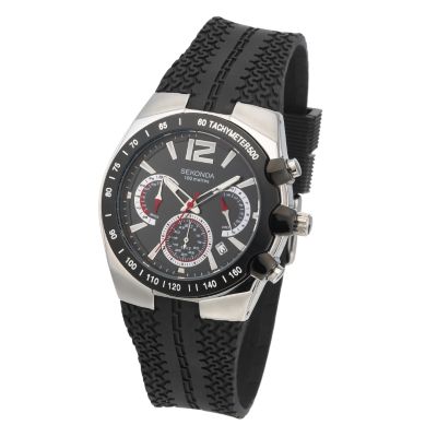 Sekonda Men's Chronograph Black Strap Watch - Product number 6907598