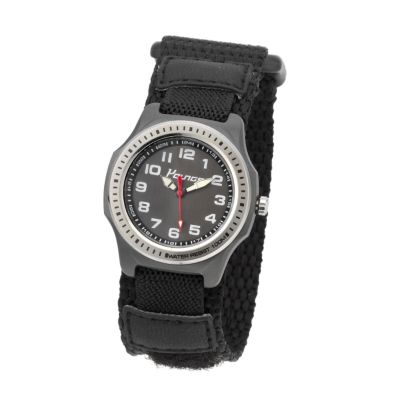 Limit Child's Black Dial Black Canvas Strap Watch - Product number 6907865