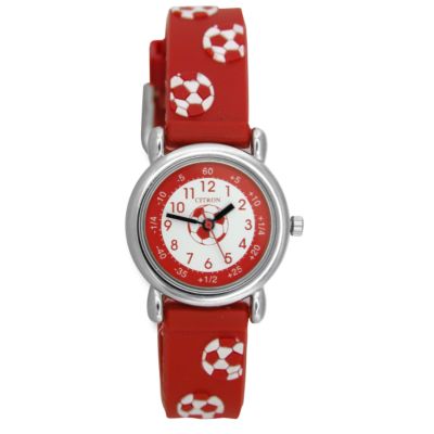 JK Henderson Child's Red Football Strap Watch - Product number 6907954
