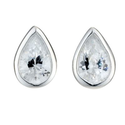 Sterling Silver Cubic Zirconia Earrings - Product number 8001154