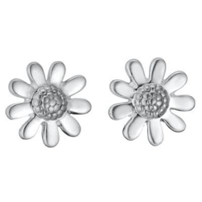 H Samuel Sterling Silver Stud Earrings