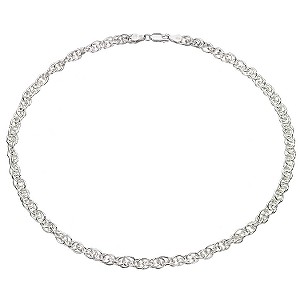 H Samuel Sterling Silver 18` Rope Chain