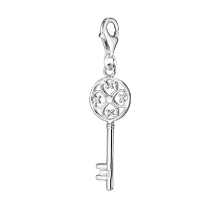 H Samuel Sterling Silver Key Charm