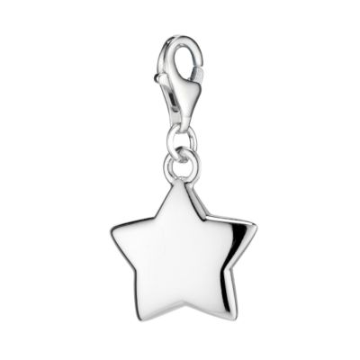 Silver Star Charm