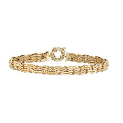 9ct gold textured bracelet - Product number 8001847