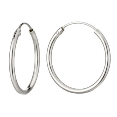 Sterling Silver Hoop Earrings - Product number 8002169